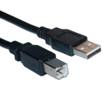 USB 2.0 Kabel USB-A-Stecker - USB-B-Stecker Schwarz 2m