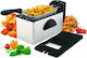 Crown CDF-303IX Deep Fryer 3lt Silver