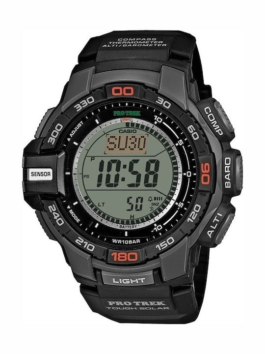 Casio Pro Trek Uhr Solar mit Kautschukarmband Casio Pro Trek Uhr Solar mit Kautschukarmband