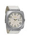 Nixon Watch Battery with White Leather Strap