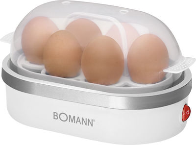 Bomann EK 5022 138-0211 Egg Cooker 6 Positions 400W Silver