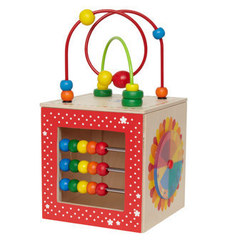 Hape Activity Cube Discovery Box made of Wood for 24++ Months