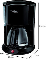 Moulinex Principio 3 Καφετιέρα Φίλτρου 1000W Black