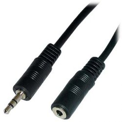 Royal 3,5mm Stecker-3,5mm Buchse 1,5m Klinkenkabel-423/1.5