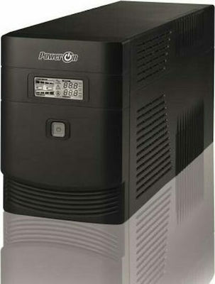 Power On VLD-2000 UPS Line-Interactive 2000VA with 4 Schuko Power Plugs