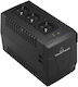 Powertech PT-AVR-1500 Compact Σταθεροποιητής Τάσης 1500VA με 3 Πρίζες Ρεύματος