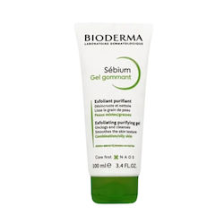 Bioderma Sebium Скраб за Лице в Гел за Мазна Кожа 100ml Bioderma Sebium Скраб за Лице в Гел за Мазна Кожа 100ml