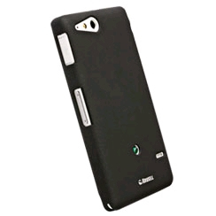 Krusell ColorCover Back Cover Πλαστικό Μαύρο