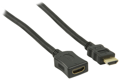 Valueline VGVP 34090 B2.00 HDMI 2.0 HDMI Male - HDMI Female 2m Black