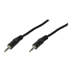 LogiLink 3.5mm male - 3.5mm male Cable Black 5m (CA1052)