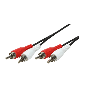 LogiLink Connection Cable 2x RCA male - 2x RCA male 10m (CA1041)