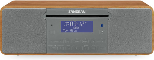 Sangean Soundsystem 2 DDR-47BT DDR-47BT 14W mit CD / Digitale Medien Player und Bluetooth Braun