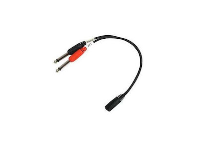 Granite Audio Y Cable 2x 6.3mm male - 3.5mm female 3m (YE-369-3M)