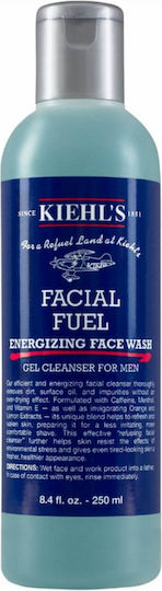 Kiehl's Facial Fuel Energizing Face Wash Gel Cleanser Gel Καθαρισμού Προσώπου 250ml