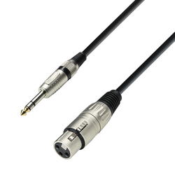 Adam Hall XLR female - 6.3mm male 3m K3BFV0300 Adam Hall XLR female - 6.3mm male 3m K3BFV0300