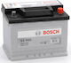 Bosch Batterie Auto S3005 mit Kapazität 56Ah und CCA 480A