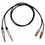 Bespeco Audio Cable 2x 6.3mm male - 2x RCA male 3m (RCJJ300)