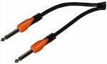 Bespeco Instrument Cable 6.3mm male - 6.3mm male 0.3m (SLJJ030)