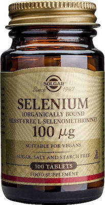 Solgar Selenium 100μg 100 ταμπλέτες