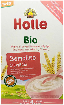 Holle Crema pentru copii Bio Semolina Fără gluten pentru 4m+ 250gr