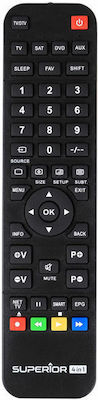 Superior Electronics Universal Remote Control 4:1 for CD-DVD Players , Τηλεοράσεις and Ψηφιακούς Δέκτες