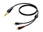 Procab CLA719/2 Cable 6.3mm male - 2x RCA male 2m (CLA719/2)