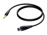 Procab CLA900/5 Kabel XLR-Buchse - 6,3mm Stecker Schwarz 5m (CLA900/5)