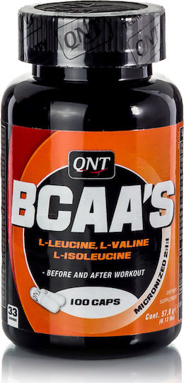 QNT BCAA's + Vit. B6 100 Капсули Unflavoured