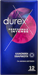 Durex Prezervative Performax Intense cu efect de întârziere și cu striuri 12buc
