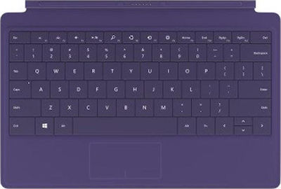 Microsoft Type Cover 2 Wireless Keyboard with Touchpad for Tablet English US Purple