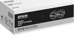 Epson C13S050710 Multipack Toner Laser Εκτυπωτή Μαύρο 2τμχ