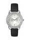 Timex Damen Uhr mit Schwarz Lederarmband