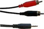 Proel 3.5mm male - RCA male Cable Black 1.8m (BULK540LU18)