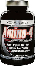 Anderson BCAAs 100 Ταμπλέτες Unflavoured