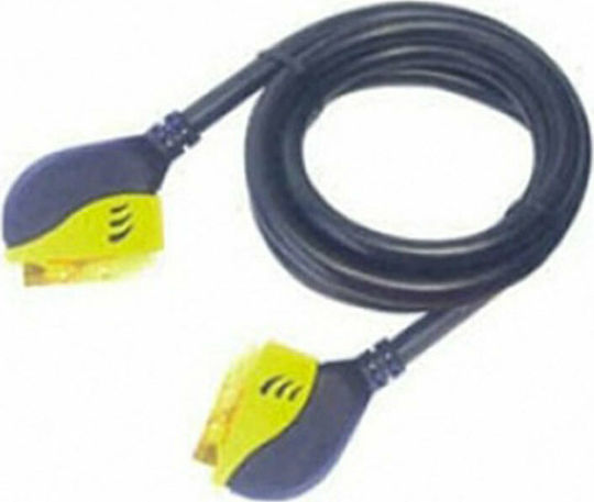 D&S Cable Scart male - Scart male 3m Blue APV1015-Z 3m