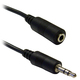 3.5mm male - 3.5mm female Cable Black 1.5m