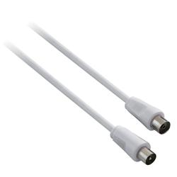 Antenna Cable Coax male - Coax female White 3m 1pcs