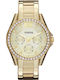 Fossil Women's Watch Chronograph with Gold Metal Bracelet