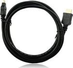 HDMI 1.3 Cable HDMI male - micro HDMI male 1.8m Black