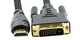Gembird 1.8m DVI-D male to HDMI male Cable Black ()