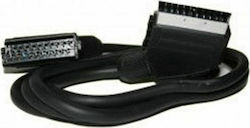 Edision Καλώδιο Scart male - Scart male 1.5m Μαύρο 05-00-0005
