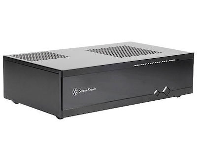 Silverstone ML05B Heimkino Computergehäuse Schwarz