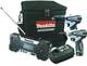 Makita DK1498W Σετ Ραδιόφωνο, Κρουστικό Δραπανοκατσάβιδο & Παλμικό Κατσαβίδι 10.8V με 2 Μπαταρίες 1.3Ah και Θήκη