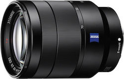 Sony Full Frame Φωτογραφικός Φακός Vario-Tessar T* E 24-70 mm f/4 ZA OSS Standard Zoom για Sony E Mount Black
