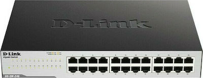 D-Link GO-SW-24G Unmanaged L2 Switch with 24 Gigabit (1Gbps) Ethernet Ports