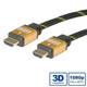 Roline HDMI 1.4 High Speed 1080p 120Hz Cable HDMI male - HDMI male 10m Μαύρο