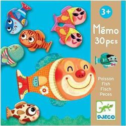 Djeco Brettspiel Memo Ψαράκια 3+ Jahre 08169