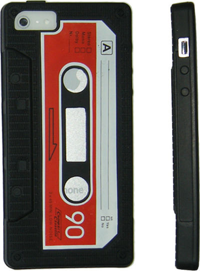Volte-Tel Back Cover Σιλικόνης Μαύρο (iPhone 5/5s/SE)