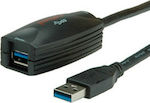 Roline USB 3.0 Cable USB-A male - USB-A female 5m (12.04.1096)