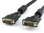 1.5m DVI-D male to DVI-D male Cable Black ()